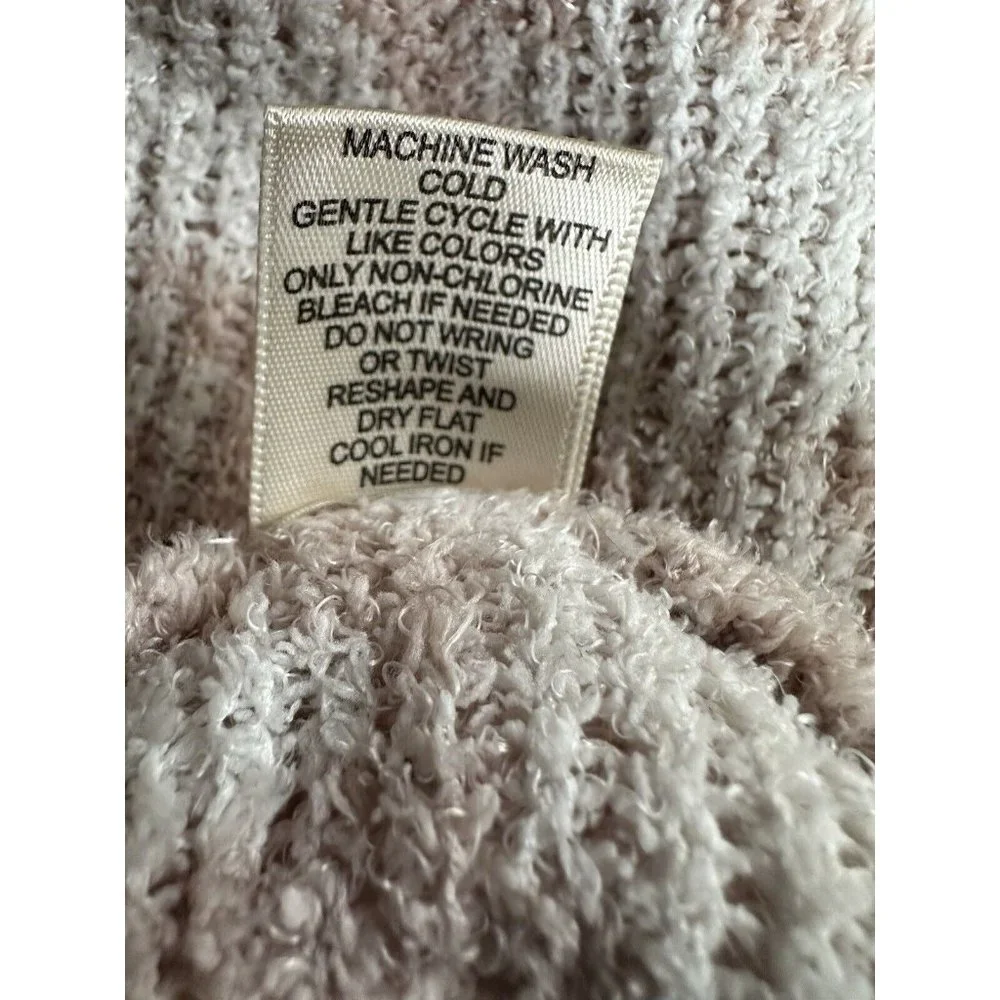 Sincerely Jules‎ Open Front Cardigan Sweater Women's Sz L Hounds Tooth Pockets